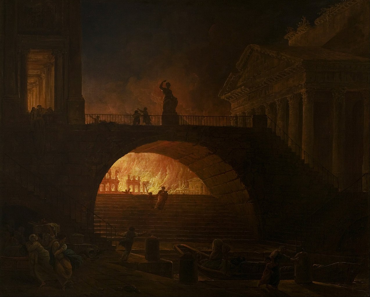 1275px Hubert Robert The Fire of Rome Google Art Project