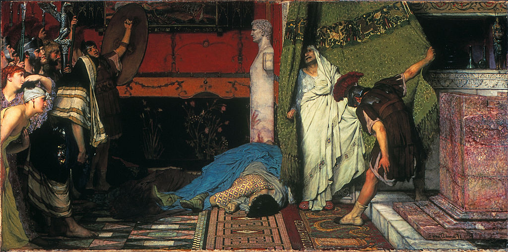 Sir Lawrence Alma Tadema RA OM A Roman Emperor Claudius Walters 37165