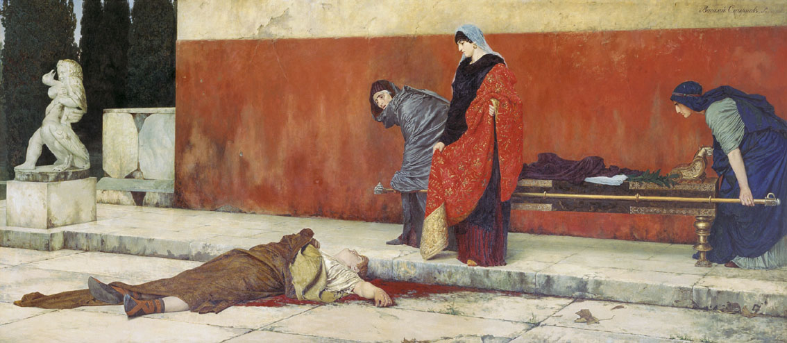 Смъртта на Нерон, худ. Василий Смирнов, 1888 г. Vasiliy smirnov 001