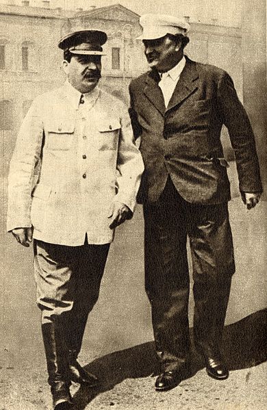 Joseph Stalin and Georgi Dimitrov 1936