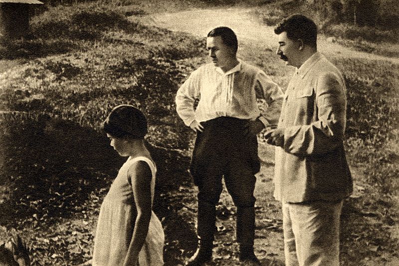 Sergei Kirov and Joseph Stalin 1934